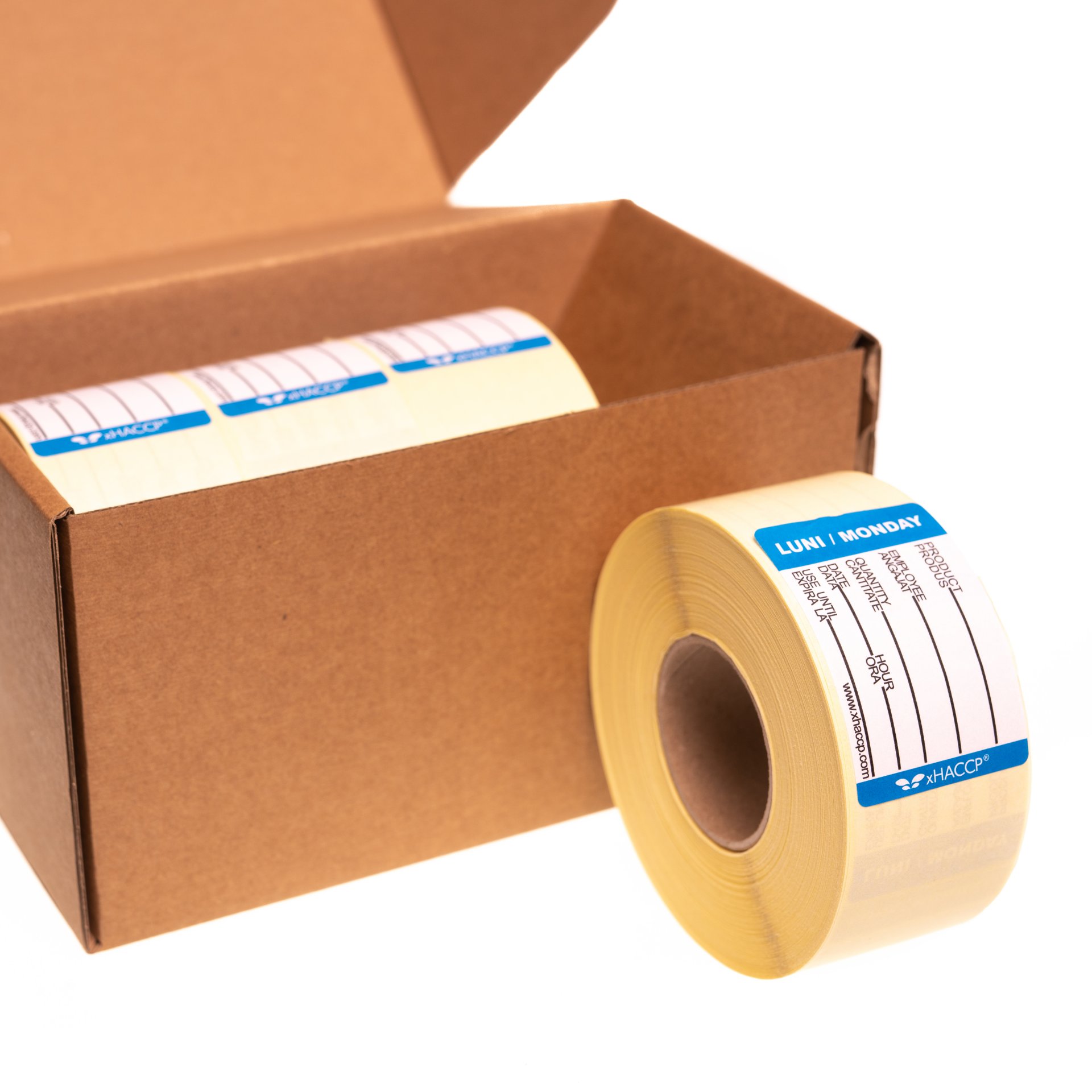 Set 4 role etichete xHACCP - Luni