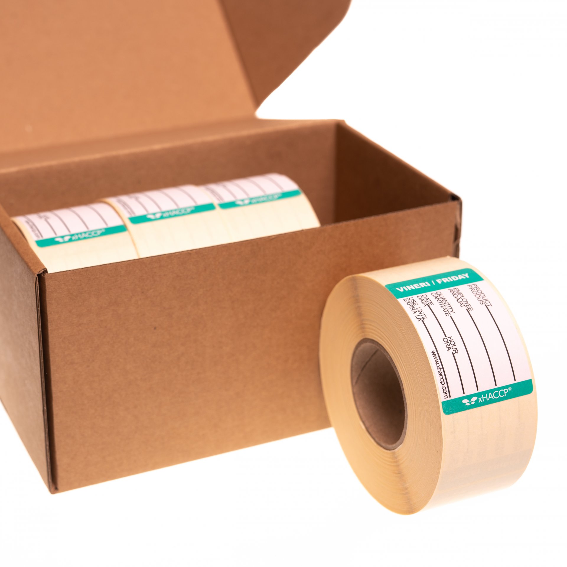 Set 4 role etichete xHACCP - Vineri